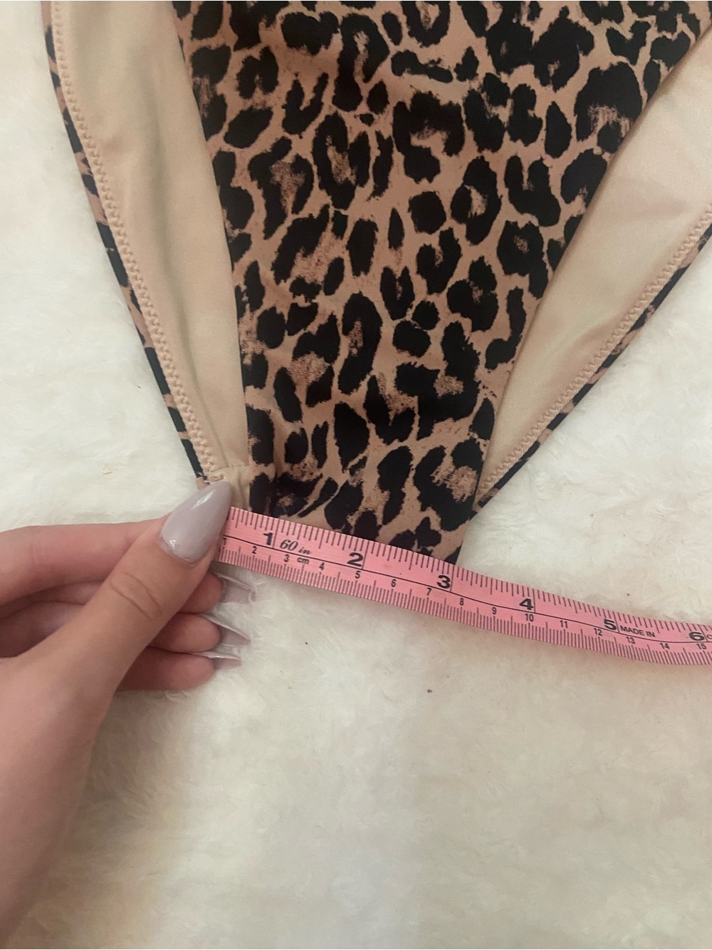 Victoria's Secret Leopard Print One Shoulder One-Piece Swimsuit 39331 - Picture 5 of 10